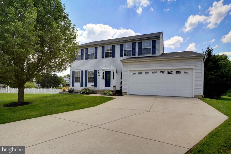 You'll love this stunning 3-story Colonial home quietly tucked away in the highly desirable Forest Hill area! This back of the court, 4-bedroom, 2 & 1/2 bathroom has a 2 car garage giving you ample space for parking & storage, beautiful flooring, large living areas on the main floor & basement, & a modern kitchen with access to the back patio. Stepping foot onto the back patio you're greeted with your very own oasis! Retractable awning, plenty of room for furniture & grill, remarkable landscaping, fencing, & a glimmering salt water pool, all perfect for enjoying a beautiful day with family & friends. The partially finished basement boasts a large carpeted room for entertaining, as well as a separate room for storage & easily accessible plumbing for your future bathroom addition. The home is minutes away from excellent dining options, lively bars, grocery stores, & parks. This home will go fast! Don't miss out!