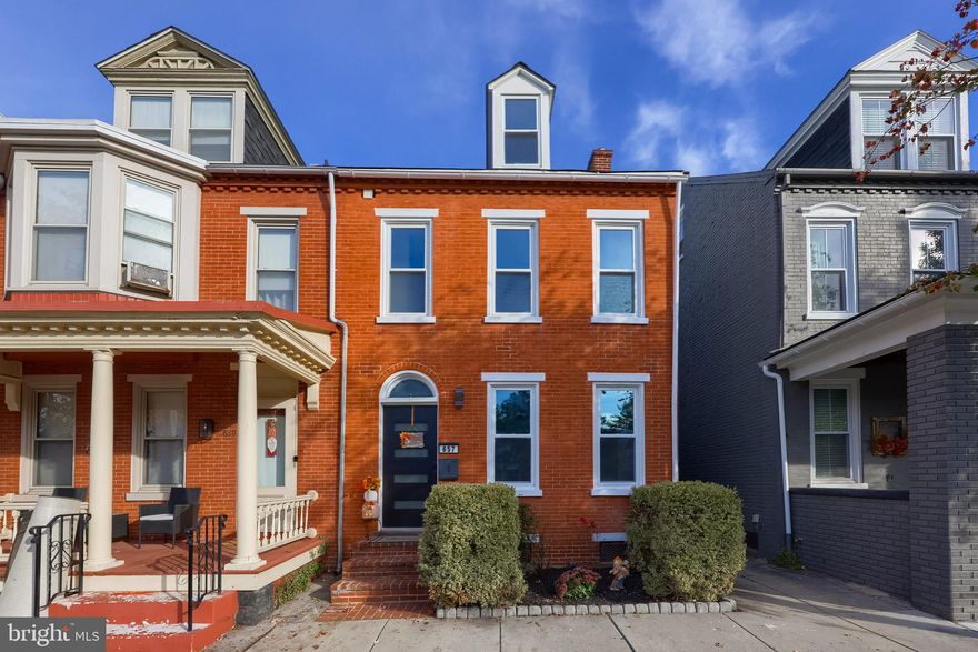 Welcome to this beautifully renovated townhome in the heart of Lancaster City! Blending classic charm with modern upgrades, this move-in ready home offers the perfect combination of historic character and contemporary comfort. Step inside to discover a bright and open layout featuring fresh paint, new flooring, and stylish finishes throughout. The modern kitchen is a showstopper with sleek cabinetry, quartz countertops, glass tile backsplash, stainless steel appliances, and a tile backsplash. The living and dining areas flow seamlessly together, creating an inviting space for both everyday living and entertaining. A convenient first-floor bedroom adds versatility to the floor plan—perfect for guests, a home office, or one-floor living. This level also includes a laundry area and a half bath for added functionality. Upstairs, you’ll find spacious bedrooms with ample natural light and beautifully updated baths featuring modern fixtures and finishes. Enjoy the convenience of updated mechanicals, energy-efficient windows, off-street parking, and a low-maintenance exterior. Located just minutes from downtown shops, restaurants, Central Market, and all that Lancaster City has to offer, this home combines city living with modern comfort.