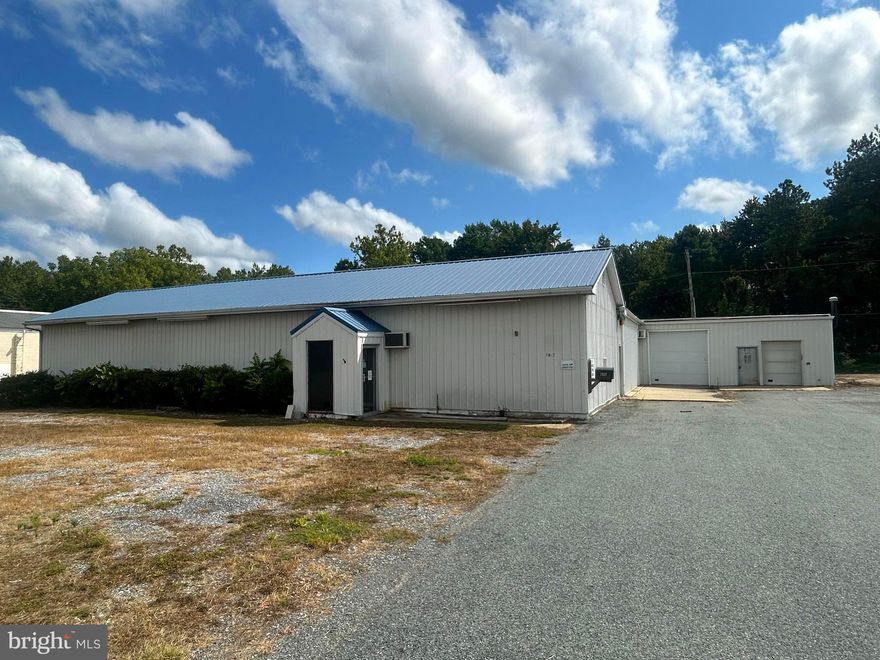 Rare investment opportunity! This 12,000 sq. ft. warehouse, located on a prime piece of real estate along westbound Route 50 in Easton, MD, offers unmatched visibility and accessibility. Featuring two separate structures on the property, this versatile space is ideal for a variety of uses including warehousing, storage, light manufacturing, or more.

With its strategic location in a high-traffic area, this property is perfect for businesses looking to capitalize on exposure and convenience. Whether you're expanding your operations or looking for a smart investment, this is an opportunity you don't want to miss