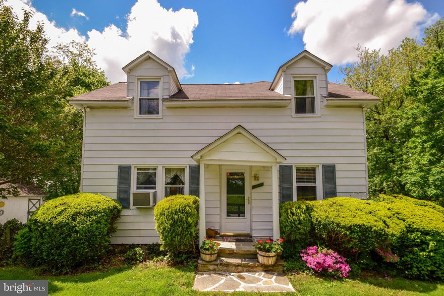 Cute as a button home on 1.23 acre lot in My Lady's Manor horse country! Well maintained turn-of-the-century home has large master, first floor family room with fireplace, first floor laundry and loads of charm! Take in gorgeous views surrounding the home from the 2 decks, fenced yard and 2 pastures with 4-stall barn/run-in! Call county zoning office for allowed uses. Two driveways for ample parking, detached garage and more await at this must-see property!