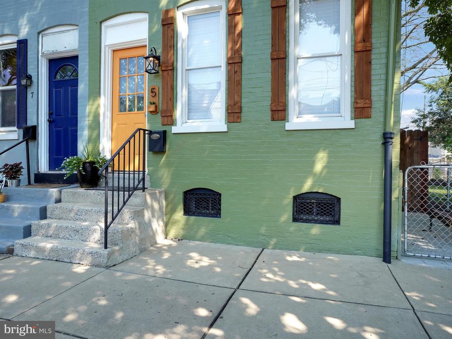 Prepare to be impressed!   This all-brick  3 bedroom/1.5 bath end of row town home has been meticulously updated from top to bottom.  You'll find the location to be ultra convenient and only a quick walk to Clipper Stadium.  Stepping inside the home you will enter into the bright living room which leads into the entirely open first floor which boasts LVP flooring, stunning white kitchen with granite counter tops and brand new stainless steel appliances.  The same attention to detail is apparent on the second & third floors that is home to three spacious bedrooms and a beautifully updated bathroom.  Stepping outdoors to the rear of the home you will be greeted by a brick patio covered by a pergola and surrounded by beautiful landscaping.  All new plumbing, electric and HVAC and Bilco doors to the basement make this property a total package and not one to be missed!