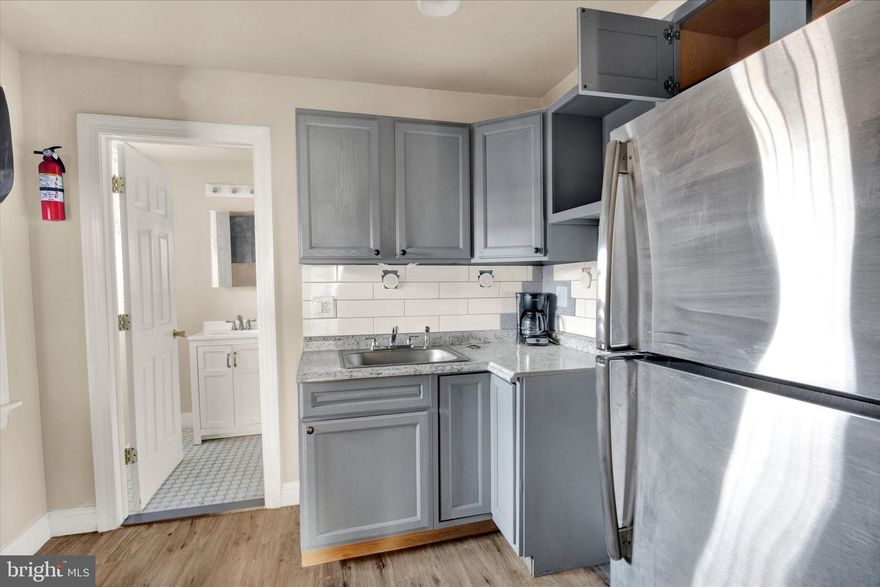 Spacious third-floor 1-bedroom, 1-bath rental located at 531 Chestnut St, Unit 3. This unit features updated flooring, fresh paint throughout, and a renovated kitchen. A stainless steel refrigerator is in place and stove will be installed prior to tenant move-in. Electric heat. Enjoy a private balcony overlooking the city, offering additional outdoor living space. Tenant pays: electric heat and electricity. Owner pays: water, sewer, and trash. Parking may be available by contacting the church located behind the property. No pets permitted. Great location. Please submit an application and schedule your showing today!