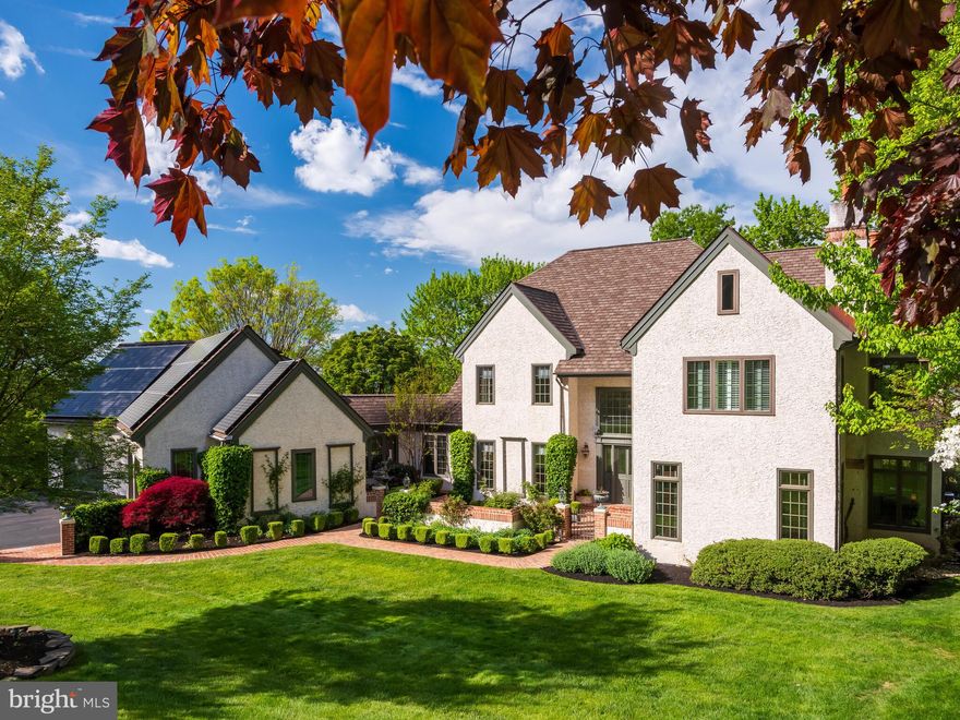 Offers due Wed 5/15 and sellers will review on 5/16. Welcome to 425 Freedom View Ln, a stunning 5-bdrm,3.1-bth/In Main House, cust.-built estate on .85 prof. landscaped acres in a quiet cul-de-sac. Nestled in the picturesque landscape of Valley Forge Mountain, this home includes a beautiful separate & private in-law suite feat. private entrance & separate garage space, perfect for family/guests. The home boasts a host of seller-invested upgrades that enhance comfort & convenience while reducing utility costs. They include: Window Replacements (2017-2023, $75,000); 17.5KW Solar Power Array (2020, $60,000): generates 20+MWh annually, reducing energy bills to almost zero and providing substantial energy savings for the entire home; Gutter Drainage System (2021, $4,000); Home Cinema (2017, $25,000): w/a 4K projector, retractable screen & equipment closet; Full Electrical Panel Upgrade (2020, $20,000); Full multi-zone HVAC Replacement (Main House, 2020, $32,500, In-law Suite & Garage, 2022, $15,000): Includes 3 energy-efficient multi-stage heat pumps with gas auxiliary, variable speed blowers & humidity control with smart thermostats; Insulated Garage Doors & Wifi enabled Motors (2022, $14,000); Ethernet Network Cabling (2021, $750); Kitchen Appliance Replacement (2020, $5,000): dual oven, dishwasher, wine fridge, and range; Interior Painting (2023-2024, $30,730); Intra Garage Security Door (2021, $500).Full list of installed upgrades is in available docs. As you enter this beautiful home, you're welcomed by an impressive 2-story foyer & turned staircase w/random-width oak hardwood extending throughout most of the first fl & second fl landing. The frml. living rm, w/gas fireplace, leads to the family rm & a priv. study w/gas fireplace, both offering an intimate & sophisticated atmosphere. The frml. dining rm overlooks a serene brick courtyard garden, while the gourmet kitchen opens to a spacious breakfast rm & butler's pantry. The 2-story fam. rm feats. a stunning fl to ceiling stone gas fireplace w/lg windows & an abundance of natural light. The second-fl hallway outside the Primary bdrm feat. fl to ceiling built in bookcases & sliding ladder. The primary bdrm has an abundance of windows, a lg walk-in closet & a second lg closet both w/custom cabinetry. The primary bthrm has a radiant heated fl, lg soaking tub, lg glass stall shower & heated towel rack, custom lighting, & beautiful stone throughout. Three generous sized bdrms & a full bth complete the second lvl. The finished walk out basement boasts a bdrm w/full bthrm; a state of the art home cinema; wet bar including fridge/freezer, dishwasher; & a custom work rm w/extensive cabinetry & work table. Back on the main lvl, from the breakfast rm, step outside to the rear deck that runs the entire length of the back of the house & enjoy stunning views of the canopy of trees & mountains. The lower deck enjoys a protective ceiling w/exterior fans, heating, cust. lighting, & an integrated drainage system that provides an ideal outdoor living space for all seasons. The lush perennial gardens & charming French potting shed w/cedar interior offer a tranquil retreat. The 3-air conditioned & heated lg garage spaces include electrical hookup for car charger & outlet & space for a lg fridge & a corner space of cabinetry w/a convenient sink & windows w/lots of natural light. The home includes integrated speakers in all 1st fl & basmt rms, decks, patios, garages & in-law ste; whole house hook ups, both main house & in-law suite, for a portable generator; & a solar power system that provides enough electricity for both structures. Located adjacent to Valley Forge Park & mins from fine dining, upscale shopping, & major highways, this property combines elegance w/modern amenities. Surrounded by nature w/breathtaking views yet located just 10 mins from Paoli Train Station, KoP, Downtown Phoenixville & Phoenixville YMCA; & mins from Phoenixville CC & Valley Forge Mtn Raq&Swim Club. Welcome home...