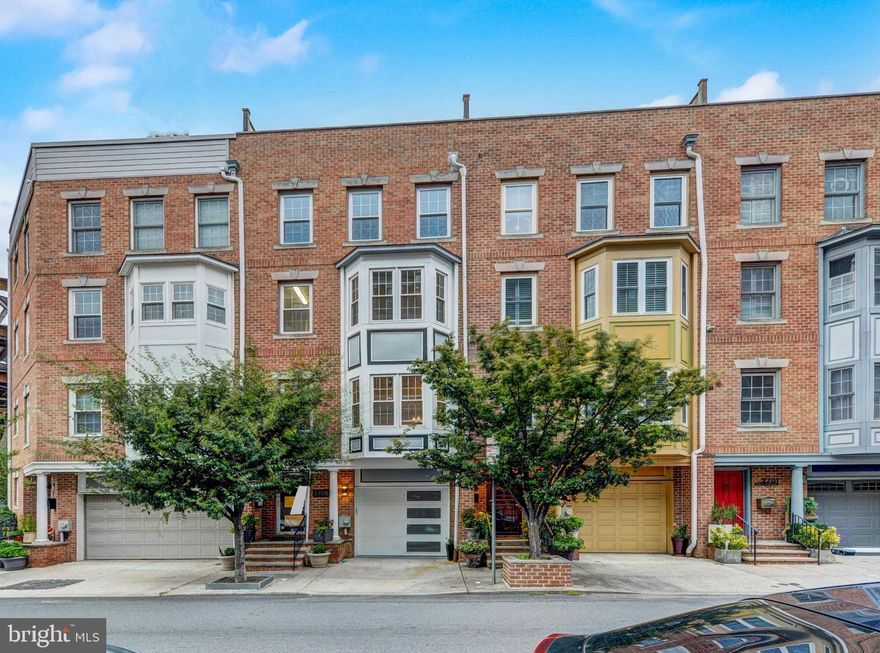 Location, Location, Space!   This will definitely check all the boxes.   Welcome to 2705 Bainbridge Street located in the fabulous Filter Square area and the award-winning Albert M Greenfield catchment with over 2800 sq. feet of living space.  This Feng Shui Influenced 4 bedroom, 2.5 bath home has incredible amounts of  natural light, 3 outdoors spaces, hardwood floors, gorgeous kitchen, spacious bedrooms including an expansive master bedroom, designer baths, 2 decks, garden and private garage with lots of storage. 1st Level - Stunning curb appeal greets you as enter this beauty by either your oversized garage or spacious foyer area leading to a private home office/flexible space and a powder room plus sliding glass doors opening onto a sizable garden/patio area.  Main Level – Beautiful white oak stairs introduce you to the next level – Sundrenched Main Living Room/Dining Room with high ceilings and an entire wall of floor to ceiling windows and a gas fireplace.   The Living Room/Dining Room area leads directly into a stunning eat in kitchen with lots of built in cabinetry, handsome new granite counter tops and all new Frigidaire gallery series stainless steel appliances.  Just off the kitchen area is a sizable deck making the perfect setting for dining Al Fresco. 3rd Level – Unbelievable Master Suite with tons of closet and storage space including 2 huge walk-in closets.  A stunning marble spa bath (the size of most bedrooms) with a free-standing soaking bathtub, frameless walk-in shower and an expansive vanity with double sinks.  There is also a huge walk-in laundry room on this level.  Upper Level – 2 spacious light filled bedrooms with flexible space and nice size closets.  Tastefully done full spa bath with large vanity and a deck door leading to more terrific outdoor space.  This is a fabulous townhome with a great layout and many newer upgrades.  The location is A + and within walking distance to everything you will ever need and want including CHOP Hospital, UPenn Hospital, 30th Street Station, major highways, public transportation, the best restaurants and cafes around.   Many parks, playgrounds and bike trails.   Easy to show.  Schedule your appointment today!