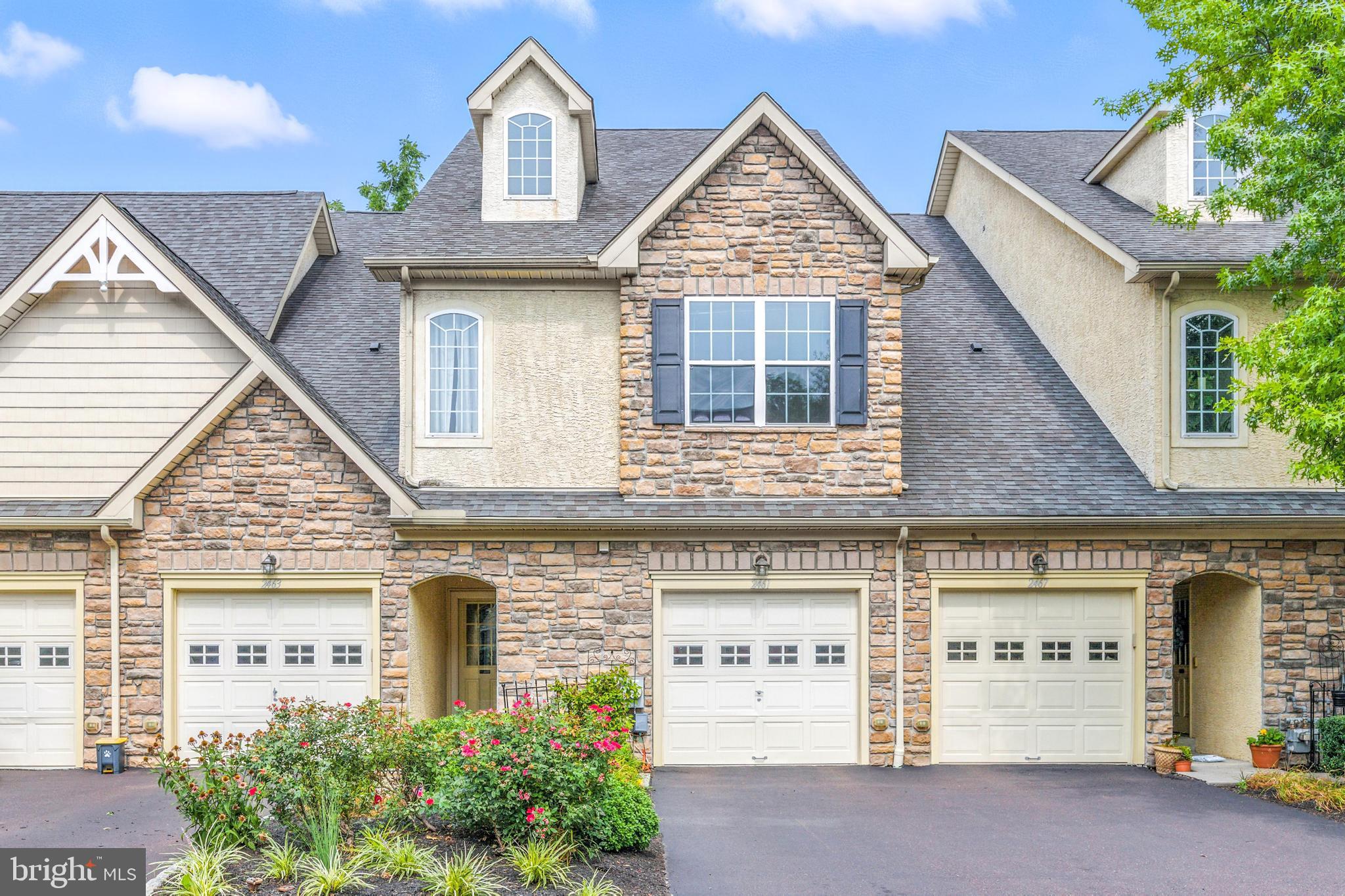 Welcome to 2461 Merri Claude Drive in the beautiful 55+ community of Jefferson Crossing! This condo comes with an elevator to take you up to main floor living. All bedrooms and bathrooms plus laundry located on the same floor! As you enter you can either walk up or take the elevator to the main floor. You'll immediately notice the brand-new carpeting that leads you up to the hardwood floors upstairs. This condo feels extremely spacious due to the high ceilings throughout. Based on the positioning of this interior unit you'll benefit from an ample amount of natural light coming from both sides. The kitchen comes with granite countertops, a gas stove and a large breakfast bar that can seat up to four people. Both a brand-new garbage disposal and dishwasher have just been installed. This room is open concept which is wonderful for entertaining. The kitchen flows into the living room. Enjoy relaxing in front of the gas fireplace. And if you'd like to host or need a place to put your large table, this condo also comes with a formal dining room. The primary bedroom also comes with brand new carpeting, a walk-in closet, a bonus closet and an ensuite bathroom. The tiled bathroom has a large stand-up shower and a fully functional jacuzzi tub. This main floor also comes with a 2nd bedroom with an ensuite bathroom which is perfect for guests. A spacious powder room is out in the hallway right next to the laundry room which comes with a washer and dryer. Around the corner is another fully carpeted staircase and loft upstairs to be used for an office/hobby area. This loft has a large storage closet as well. Do you like sitting outside? Check out the back deck off of the living room with a retractable awning and private view of beautiful trees. While you can park your car in the driveway, this unit also comes with an attached garage. You have to see it for yourself!
