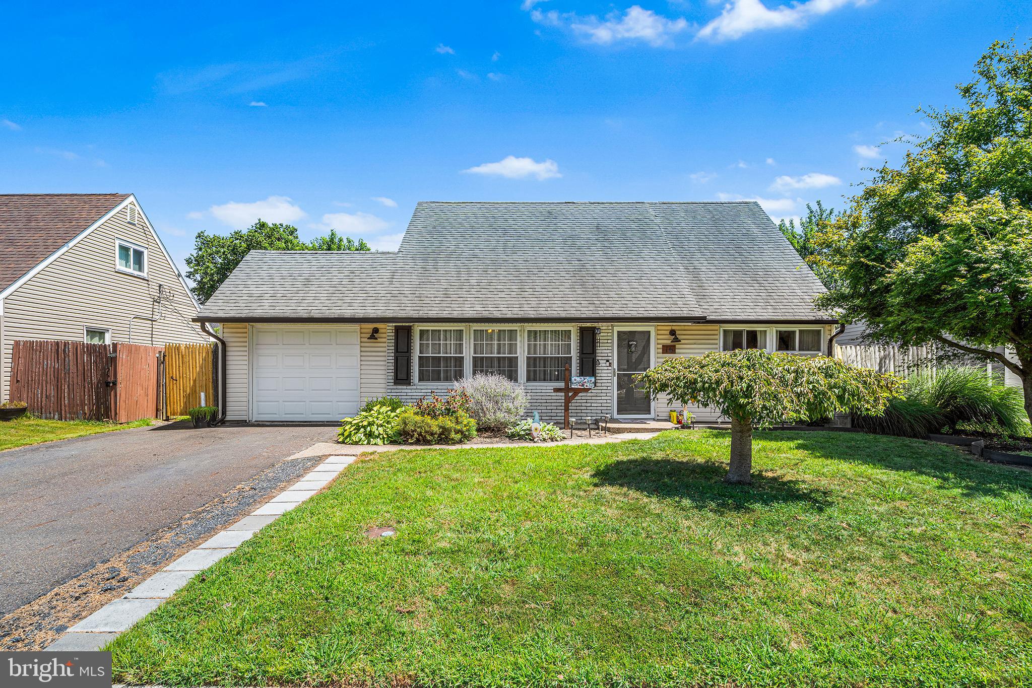 Step into this beautifully updated Jubilee model Cape Cod, tucked away on a quiet street in the desirable Indian Creek neighborhood of Levittown.
Inside, you’re greeted by a spacious family room with luxury vinyl floors that flow seamlessly into the newly remodeled kitchen and dining area. The bright and airy kitchen is a true chef’s delight, featuring stainless steel appliances, white shaker cabinets, butcher block countertops, and a farmhouse sink. A convenient coffee station or bar area adds extra storage and prep space.
Just off the kitchen, you’ll find a laundry and utility room with direct access to the backyard and patio, plus interior entry to the garage. Above the garage, a standing-room attic offers excellent storage or the potential for future expansion.
The main level includes two versatile bedrooms—perfect for a primary suite, guest space, or home office—along with a full bath. Upstairs, two additional spacious bedrooms with generous storage and another full bath complete the second floor.
Step outside to your private, fenced-in backyard, featuring an above-ground pool with sun deck, a cozy fire pit area, and a well-maintained shed for all your storage needs. Additional highlights include natural gas heat (a rare find in Levittown) and a double driveway for plenty of off-street parking.
Schedule your showing today and experience the best of Levittown living!