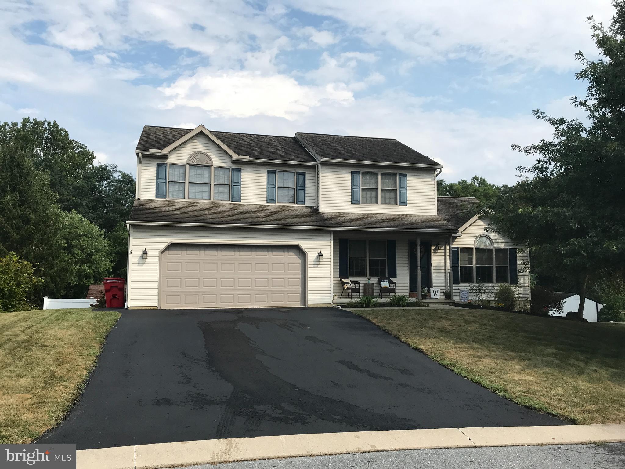 Come see this super nice 3 bedroom, 2 and a half bath home in the popular King's Plantation Development before it is too late. Plenty of room with the large living room, a nice sized kitchen with counter for dining or use the formal dining room instead. Walk downstairs into the fully finished basement to watch sports in the living room area or have a seat at the bar to enjoy a drink. Walk onto the deck and look upon the awesome back yard with large inground pool with hardscape features, shrubs and plants and finished with a hot tub to create a true getaway. A shed and patio finish the area for all your entertaining needs. This home truly has everything you could want and more. Come see for yourself.