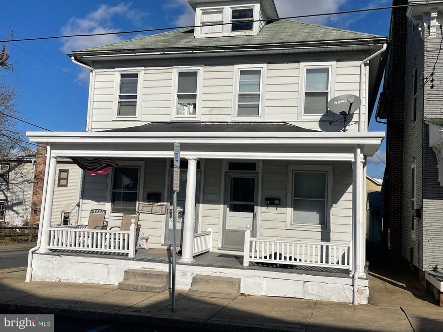 2 unit property.   Live in one side and rent the other.  Or investment for both sides. Off Street Parking.   2008 roof.   Property in good condition. All appliances currently in the property will stay.