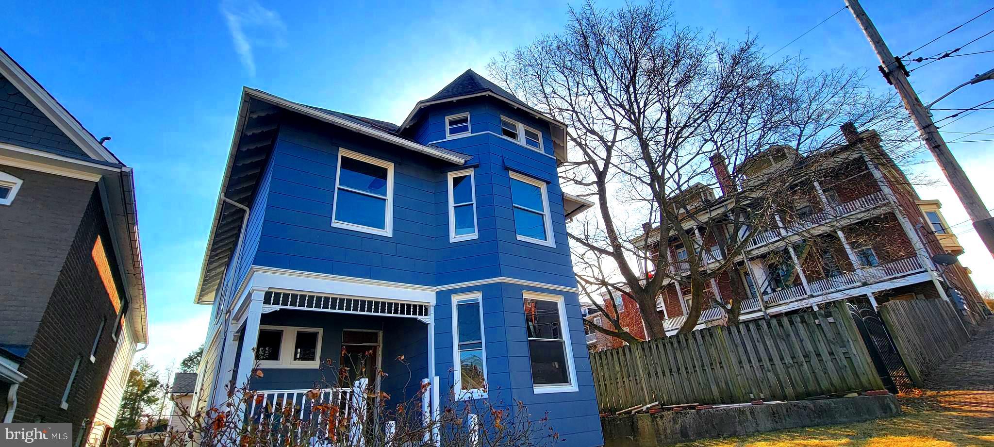 Stately house in desirable neighborhood features 4 levels including basement. Large rooms, high ceilings and plenty of charming hardwood floors and trim.
Pictures coming today. This home has much potential. Needs rehab. Power and water have been updated and restored.