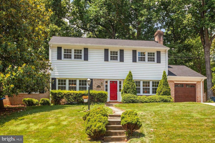 Open house cancelled.  House is Under Contract!  You will fall in love with this beautiful, sun filled home with 4 bedroom, 3.5 baths.  The main level features a foyer that opens to the living room with wood floors and wood burning fireplace. There is a separate dining room with ample space for a large dining room table.  The eat-in kitchen has an abundance of counter space to prepare your favorite meals and cabinet space galore for all your kitchen gadgets.  You will enjoy relaxing in the expansive family room with a sliding glass door that opens to the rear brick patio.  A renovated half bath is also on the main level plus a laundry room with built-ins and leads to the one car garage. On the second level you will find the master bedroom with wood floors, a renovated spa like en suite bath with dual sinks, shower, soaking tub and marble counter.  Plus three additional generous sized bedrooms with wood floors and a renovated full bath. The spacious lower level is ideal for an in-law suite or home office and has a large den, renovated full bath and space for an exercise room.  Newer windows, roof, siding, loads of storage space.  Ideally located near two neighborhood pools, playgrounds, park, and short distance to the new Pike and Rose shopping and entertainment area.  Easy access to major commuter routes and Metro.