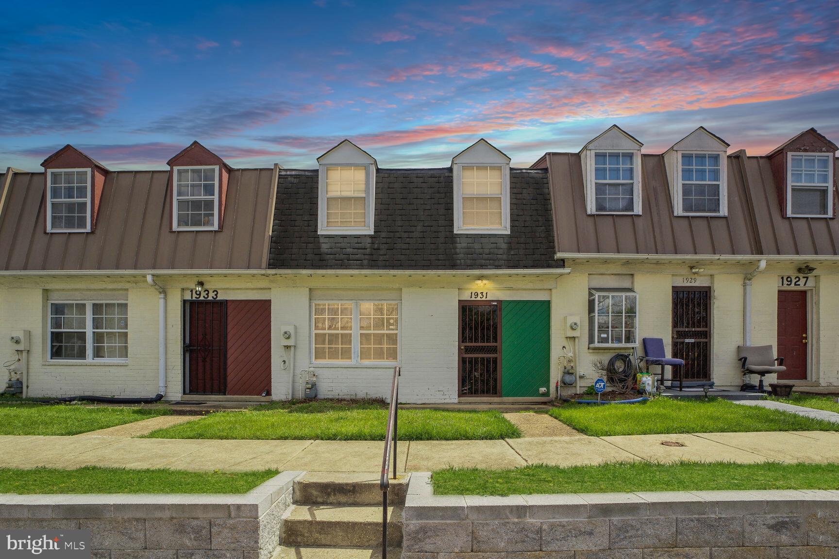 IGNORE Days on Market-VA Loans/Cash/Certain Conventional Loans for this Community.
Listed below Appraised Value! No Fannie Mae-No Freddie Mac mortgage products for this community.
Welcome! Welcome!Welcome to 1931 Village Green Drive, where you'll discover a delightful townhouse that strikes the perfect balance between comfort and entertainment. This inviting unit features 3 bedrooms and 2 bathrooms, with a well-appointed main-level kitchen offering plenty of cabinet and prep space, along with stainless steel appliances that simplify meal preparation. The kitchen seamlessly flows into a spacious dining and living area, providing an inviting space for gatherings and parties, with convenient access to the private back patio. you must see this property for yourself-Bedrooms/Bathrooms fenced rear yard will all surprise you with size for your family needs. A guest bathroom in the hall ensures convenience for all residents and guests.
In addition, it's located just minutes from The Woodmore Town Center, which has Wegmans, Costco, LA Fitness, and so much more. It's also near the University of Maryland Medical Center, PG County Sports Complex, and Garrett Morgan Metro Station. It provides assigned and guest parking. This townhome is close to major highways such as I-495 and Route 50, providing easy access to Washington DC and Northern VA. Schedule and tour your home today!.