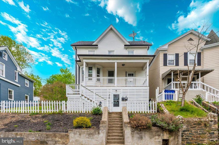 Fantastic investment opportunity! This updated duplex features two spacious 2-bedroom, 1-bath units, each with a private entrance and separately metered utilities (except water). Recent upgrades include modern appliances and fresh flooring. Ideally located just minutes from the commuter train, Potomac River, C&O Canal, and scenic hiking trails—perfect for tenants who love convenience and outdoor recreation!