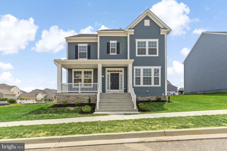 FINISHED LOWER LEVEL INCLUDED!!! 
Live the Huntfield lifestyle in Charles Town's largest planned community ideally situated along the rolling hills of the Blue Ridge Mountains! This newly completed homes has over 3,300 square feet of living space, this plan is the Goldilocks plan because it’s not too big, it’s not too small, it’s just right! This home offers 4 bedrooms, 3 and a half bathrooms, and a 2 car rear load  attached garage. Come and see the many reasons this is the right home for you.