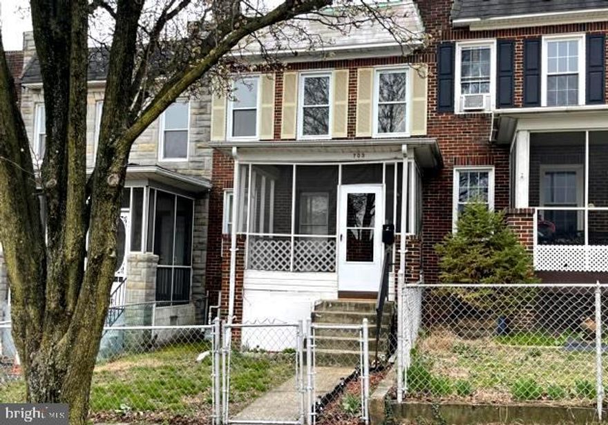 Look no further!   Welcome to this lovely 3 bedroom, 1 bath rental home, featuring a bright and open layout.   This home has been beautifully maintained and is ready for move-in. The property offers three bedrooms and one bathroom, making it suitable for a small family.  The home features new flooring throughout the upper and lower levels.   There's also a large beautiful finished basement with a washer and dryer for your convenience. The fenced rear yard could be a nice feature for those with pets or who enjoy outdoor living space.   Having central air conditioning can be a big plus during the hot and humid summer months in Baltimore.  The screened-in front porch would help with that!  It is located just a few miles from downtown Baltimore and offers easy access to public transportation. So what are you waiting for?
