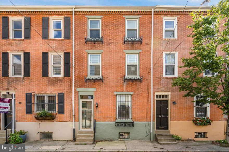 Discover urban living at its finest in this expanded trinity. Nestled in the heart of Rittenhouse Square, this home enjoys a coveted address amidst the neighborhood's historic charm. An abundance of amenities, including renowned restaurants and boutique shopping, is just steps away. This three-story gem is awash in natural light, offering a serene escape amidst the vibrant city life. With a walk score of 99 and a transit score of 100, the entire city is truly at your fingertips. Sunlight dances throughout all three stories, illuminating the meticulously designed spaces and enhancing the warm ambiance within. This thoughtfully designed residence offers a spacious and well-arranged bedroom configuration distributed over two distinct floors. Ascending to the second floor, you'll find a comfortable bedroom, accompanied by a full bathroom. This level provides a private haven for rest and relaxation, making it ideal for guests or family members seeking a peaceful retreat. Venture up to the third floor, where you'll discover the luxurious primary bedroom. This top-level sanctuary is designed for ultimate comfort and privacy, ensuring a tranquil space to unwind and rejuvenate. Discover the ample storage potential and practical convenience provided by the full basement of this property, which also features a conveniently located laundry area. The fenced-in backyard is a hidden sanctuary perfect for both intimate gatherings and tranquil relaxation. It offers a delightful respite from the city's hustle and bustle. With a location that's second to none, you'll enjoy easy access to the best Philadelphia has to offer, from dining to shopping and cultural attractions, all just moments from your doorstep. This exceptional Rittenhouse Square Trinity presents a rare opportunity to relish the dynamic energy of city living, all while savoring the peace and privacy provided by your own secluded retreat. Come experience the epitome of Philadelphia's urban lifestyle in a residence that epitomizes both style and substance. Secure your slice of Rittenhouse Square today! Want some more living space? This home is an excellent candidate for an expansion of the second and third floors, which can provide over 400 additional square feet of living area.