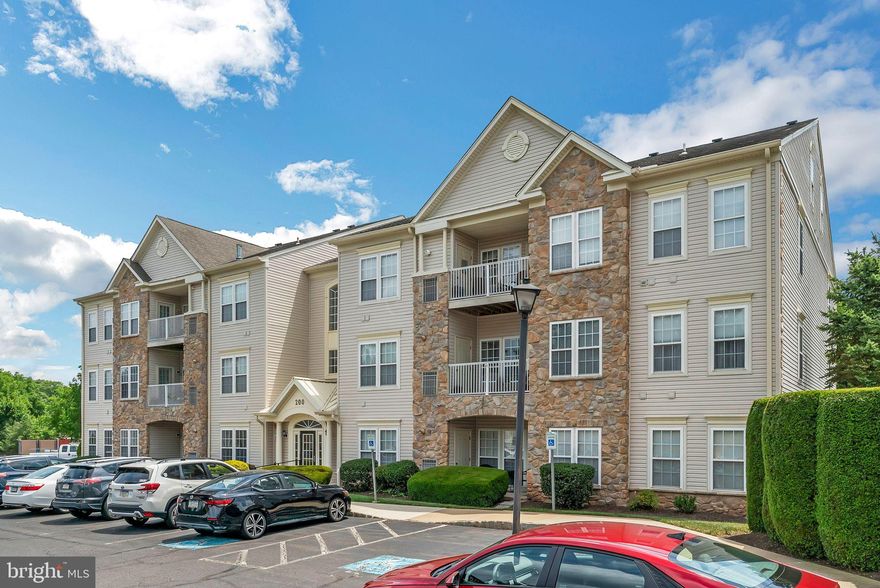 Welcome to Forest Ridge, an exclusive 55+ community where the active adult lifestyle is enhanced by modern amenities and low-maintenance living. This conveniently located, 1st floor, 2-bedroom, 2-bathroom unit is move-in ready! A foyer entry with double closets leads to an open concept living and dining room area filled with an abundance of natural light--high ceilings enhance the entire home.  A centrally located kitchen features 42" cabinets, a breakfast bar, large pantry & access to the convenient in-unit laundry area. All appliances are included in the sale. The sunroom/den/breakfast room is the perfect place to enjoy your morning coffee and provides access to the private front patio. This premium location allows for direct entry from the parking lot, convenient for bringing in groceries and greeting guests.  A spacious primary bedroom features walk-in closets and a private ensuite bathroom--complete with a double vanity, linen closet and stall shower. An additional well-appointed bedroom and full bathroom are located just off the front foyer. Common area/grounds maintenance, landscaping, snow removal, and trash removal are included in the monthly association fee. The community clubhouse is a hub of activity with a meeting room and event space, fostering an active and social lifestyle for residents. Pets are welcome. Shopping, dining, nightlife and community events are just minutes away on route 611 in Warrington and in historic Doylestown Borough. Book your private showing today!