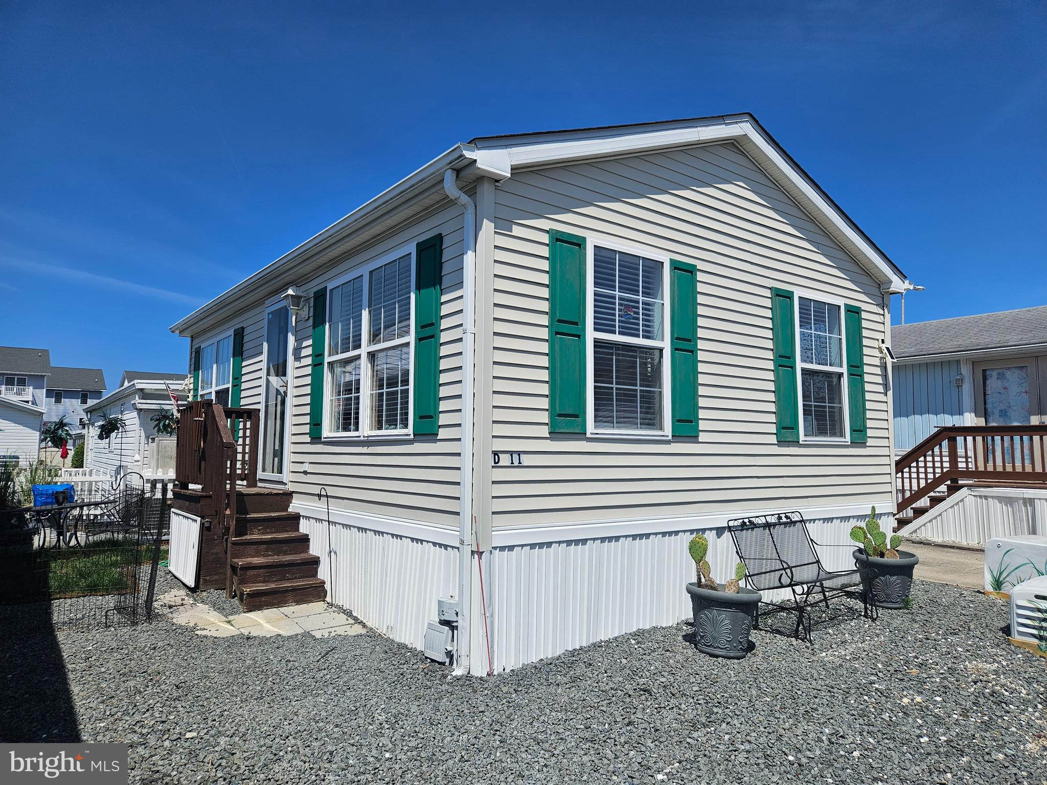 Recently Renovated Home in Downtown Ocean City. Close to the bay, nestled in Isle of Wight Park. This 504 square foot home with 1 bedrooms and 1 full bathroom are walking distance to the beach, boardwalk, and numerous restaurants and shops. Home is in good condition with 1 dedicated parking space in the driveway. Recent improvements include New floors and Paint . There is a nice outdoor gravel patio for enjoyment and grilling out in the fair weather months! Please note: Isle of Wight is a Co-Op; shares in the Cooperative are transferred at settlement. This is a must see property it will not last long. The park fee is only $75.75/month and includes Park maintence, water& Sewer, and Trash Pickup.