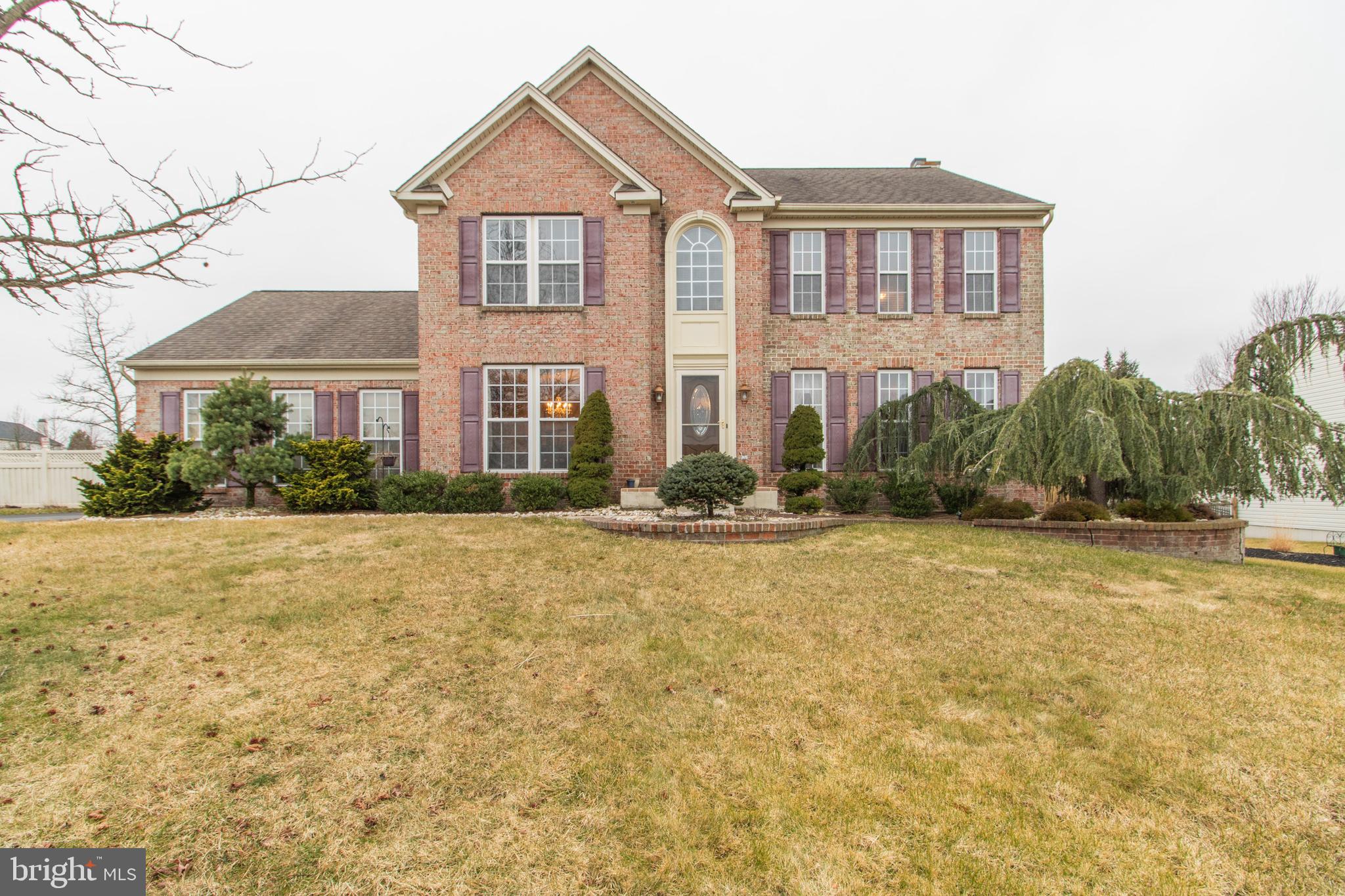 *Showings start Sunday at 1PM!*Welcome home to 150 Buttercup Blvd, a 4-bedroom 2.5 bath colonial nestled in the Maple Knoll neighborhood of Warrington. Award winning school district and highly sought-after area! From the moment you pull into the oversized driveway (easily holds 4+ cars) you will be delighted with the classic brick fa ade and attached 1 car garage. Enter into the open foyer complete with gleaming hardwood flooring. The formal dining room with crown molding and chair-rail sits to the left and the private home office with crown molding to the right. Continue down the hallway to the conveniently located powder room before stepping into the open family room / eat-in kitchen area. The fireplace, flanked by two windows, is the focal point of the entire family room.  This is the perfect spot to enjoy chilly nights in front of the fire. The breakfast nook area nicely separates the family room from the kitchen and is ideal to use for quick weeknight dinners. Glass sliders lead out to the huge deck that can easily hold patio furniture and a grill. A retractable awning is available for those scorching hot summer days where an outdoor meal in the shade is much preferred! The deck steps lead down to the level backyard that is fully fenced-in (hello furry family members!). The kitchen is laid out for entertaining!  A large island includes extra cabinetry and space to hold at least 3 bar stools. Recessed lighting coupled with the window above the sink provides lots of natural light. Not only do you have loads of cabinet space for all your dishes and pans, but there is a separate pantry for all your dry goods as well! After a long day, retire in your spacious master suite. Enter through a set of French doors into the sitting area. This space is great for watching TV, reading a book or add a small desk for a very private office area. For those who enjoy a relaxing bubble bath will love the master bath! A corner soaking tub is situated between the walk-in shower and dual sink vanity. Three remaining bedrooms and a full hallway bath are all located on the second floor. Is a finished basement a must? Check it off the list! The basement has been fully finished and is ready to use as a TV/Media room, playroom, game room, you name it! The possibilities are endless! Why wait? If you are looking for a brick colonial in the Central Bucks school district, then give us a call today to schedule your private tour!