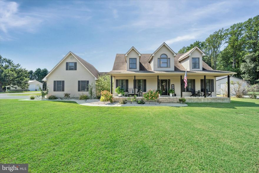 Welcome to 1265 Bowman Rd in Milford, where space, comfort, and versatility come together on a beautiful 1-acre property in the desirable Milford School District. This spacious Cape Cod-style home offers over 2,600 square feet of living space, featuring 4 bedrooms, 2.5 bathrooms, and flexible spaces designed to fit today’s lifestyle.

Step inside to find a warm and inviting layout with generous living areas perfect for both everyday living and entertaining. The home includes a dedicated office or flex space that could easily serve as a potential 5th bedroom, offering the perfect solution for guests, hobbies, or multi-generational living.

The first-floor primary suite provides comfort and privacy with a walk-in closet and a spacious en-suite bath complete with double sinks, a jetted soaking tub, and a walk-in shower. Upstairs, you’ll find additional generously sized bedrooms with plenty of room for family and guests.

A standout feature of the home is the bright and inviting sunroom, the perfect place to enjoy your morning coffee or unwind while overlooking the peaceful surroundings. Step outside to the patio, ideal for summer barbecues, outdoor entertaining, or simply relaxing and enjoying the space and privacy that come with a full acre of land.

Conveniently located with easy access to Route 1, commuting and travel are a breeze. The home is also just a short drive to Dover Air Force Base and offers quick access to Delaware’s beautiful beaches, making weekend getaways to Lewes, Rehoboth, or Bethany simple and convenient.

Offering space, flexibility, and a fantastic location, 1265 Bowman Rd is a property you won’t want to miss.