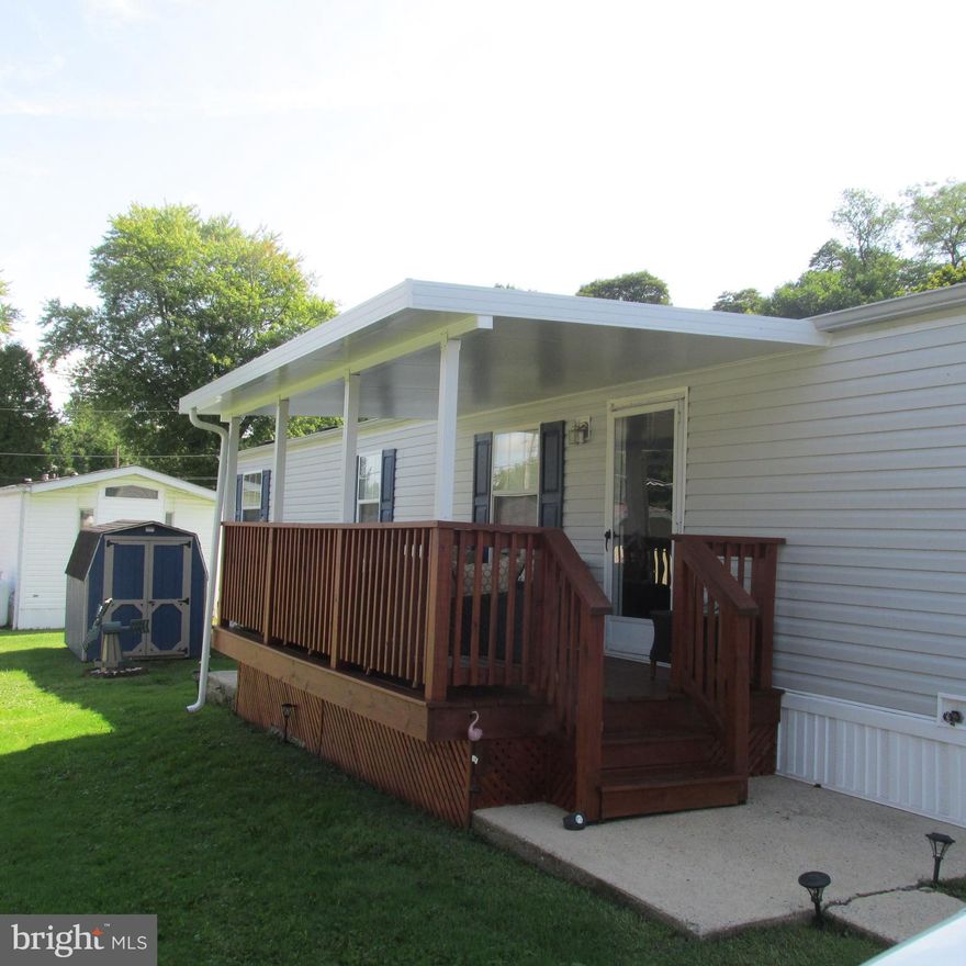 Well kept single wide mobile home in Taylor's Mobile Home Park, an over 55 community of well kept homes with easy access to major route.  Recent covered side deck, large eat in kitchen with lots of cabinets and appliances stay.  Lot rent $465/month plus utilities. Seller installing a new roof at the present time.  Buyer must be approved by park management.  Won't last long!