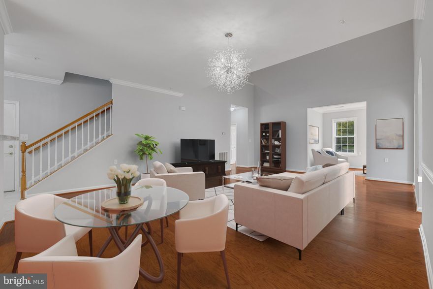 Find yourself in peaceful tranquility in our move-in ready home at Cameron Grove! A renovated, elegant semi-detached ranch styled cottage by Forever Young, LLC features many upgrades. From all-new flooring to custom lighting and more. This home truly has it all. As you enter the main level, you have a gorgeous kitchen featuring granite countertops that offers seating for casual meals, stainless steel appliances, a solarium, plus a den that can be used as an office or hobby space. The master suite has a massive walk-in closet, Hardwood floors, as well as large light-filled windows! Picture yourself prepping for the day in style in front of your beautifully lit panoramic mirror complemented by a quaint double vanity & custom tiled floors. Ascending to the upper level, you will be greeted by a large open loft space that leads to the 3rd bedroom, which boasts plush carpet & upgraded bathroom fixtures. Don't miss your opportunity to live in the prestigious resort community for active adults 55+ in Upper Marlboro, MD