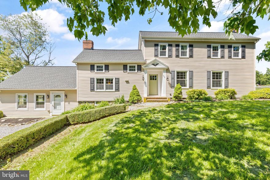 Welcome Home to this truly one of a kind property resting on 2.43 beautiful acres here in lovely New Windsor, MD!   From the wonderful tree lined driveway and the spring house out front, to the ORIGINAL hardwood flooring... there is SOOO much to fall in love with here.   As you enter the home through the main front entrance, you are immediately greeted with beautiful rustic finishes like the original wide-plank hardwoods, detail woodwork and built-in shelving, as well as a winding staircase leading to the upper level.  The large kitchen is part of the original home built in 1856, and features exposed log beams and original elements throughout.  Above the kitchen is a very charming bedroom and secret attic space :) that is also part of the original home.   The spacious family room, massive rear dining room/bonus room, and full bath on the main level are part of the 1st addition to the home in 1867.   A rear sliding glass door leads you to a very private and large rear paver patio for entertaining and relaxing.   Off of the kitchen is the stairs down to the full in-law apartment added on to the home in 2002.  This features a full separate kitchen, new LVP flooring and carpet, full bath, separate bedroom with walkin closet, patio and mudroom with 2 separate entrances, and independant laundry area.   Finally we take you up above the main family room to the second level where you will find more original wide plank hardwood flooring, 3 spacious bedrooms, and 2 full bathrooms (1 en-suite)  .  Furnace 2022, Refrigerator 2021, Cooktop and oven 2021, Sump Pump 2018, water heater and new septic 2017.
This truly is a unique and wonderful property in a fantastic location!