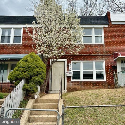 Townhouse For Sale - 2429 Harriet Avenue<br/> Baltimore City County, BALTIMORE, MD 21230