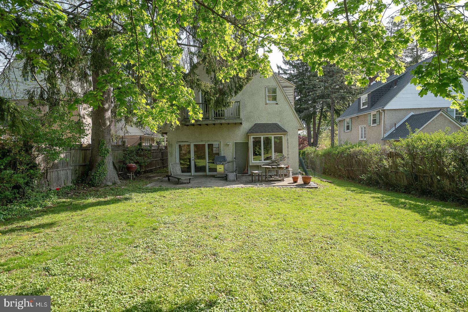 Charming Dutch Colonial in the Heart of Historic Gladwyne is ready to tell its next story. Just a short stroll from the quaint center of Gladwyne, this spacious 4-bedroom, 2.5-bath home is brimming with potential and waiting for your personal touch. Nestled on a level lot, this home offers a perfect blend of classic character and modern comfort. Step into a bright and spacious family room featuring glass doors that open to a sun-drenched patio—ideal for entertaining or relaxing while enjoying the private backyard. The open-concept kitchen features a convenient breakfast bar and ample storage, flowing seamlessly into the formal dining room. The cozy living room, featuring a brick wood-burning fireplace, is perfect for an intimate gathering or enjoying a book by the fire. From here, French doors open to the office/den. A well-placed powder room completes the main level. Upstairs, the generous primary suite features cathedral ceilings, a large walk-in closet, a ceramic tile bath with a Jacuzzi tub, and an adjacent sitting room that could efficiently serve as a fourth bedroom or nursery. Two additional bedrooms share a full hall bathroom. Hardwood floors run throughout the home, adding warmth and elegance. Further highlights include a 2-car garage, award-winning Lower Merion Schools, and quick access to major highways for easy commuting. Don’t miss the opportunity to own a unique home in one of the Main Line’s most desirable neighborhoods!