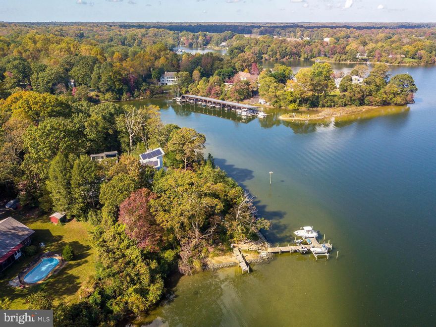 Wow, What a unique opportunity to enjoy a peaceful life on the water!  Home was built in 1919 but totally livable.  Renovate the home or use the precious 2600 square  foot footprint, to build you dream home.  Awesome green and peaceful setting with over a level  2 acres located at the end of a private drive.  Here's a few reasons to view today....  Alluring  unobscured views overlooking Sam Abell Cove and Cuckold Creek! Quiet sheltered cove with great water depth of 6'MLW! About 250ft of shoreline on a protected cove! Expansive Views facing the tree lined shoreline of undevelopable Myrtle Point Park ! 100 foot pier with sailboat depth water! 16' x 32' Inground Pool on the waterside! Recent recorded percs for future septic expansion!  Two new driven pilings outboard to exiting pier to accommodate boats to 11' beam and boat lift! Fishing, crabbing, kayaking, water sports- you can do it all!. Hop into  your boat for quick access the most popular water way in St Mary's County and only .7miles to some of the best rockfish bites around!  Lovely screened in  porch for all weather enjoyment! Loads of storage to include whole house  stand up attic.   Home is being sold as-is  but owners are currently living and enjoying all it has to offer!