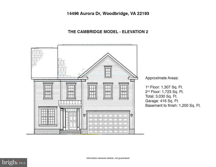 NEW CONSTRUCTION HOME with BUMP-OUT NEAR COMPLETION! MAY/JUNE DELIVERY. Approx 3,000 SF.  House will be similar to 14492 Aurora Dr (see video). Fantastic location less than 3 mi to Potomac Mills, 2 mi Mom's Organic Market and 2 mi to Stonebridge at Potomac Town Center. Large 0.73 ACRE LOT on a quiet CUL-DE-SAC.  Established neighborhood with NO HOA. 4 Bedrooms with 3.5 Baths (per plan). 9’ Ceilings on First Floor and 2nd floor. Recessed Lighting in Kitchen and Halls. Hardwood Flooring in Foyer, Gallery, Powder Room, Kitchen and Breakfast Room. Ceramic Tile Flooring in Laundry Room. Kitchen details: 42” Kitchen Wall Cabinets. GE Stainless Steel Appliances. Walk-In Pantry. Walk-In Closets in Owner’s Bedroom.  Three-Piece Crown Molding in Foyer and Dining Room.  Gas Fireplace in Family Room. Wood Composite Shelving in Pantries and Closets. Exterior details: Two Car Front Entry Garage. Brick Stoop, Steps and Leadwalk. Front and Rear Waterproof Exterior Electrical Outlets. Six-Panel Insulated Fiberglass Front Door. 30-Year Fiberglass Architectural Shingles. Finished Garage with Drywall, Paint, and Window Trim. Large backyard backing to trees. Plenty of space to build your own tennis/pickleball court. Close to parks and activities, including Neabsco Boardwalk, Cloverdale Park, Marumsco Acre Lake Park, and Belmont Bay Harbor Marina. Conveniently located near major commuter routes including I-95, Rt. 1, and Dale Blvd. Easy access to DC, Pentagon, shopping, dining, and entertainment options such as Potomac Mills, Mom's Organic Market, Stonebridge at Potomac Town Center, Alamo Drafthouse, and Smoketown Plaza.