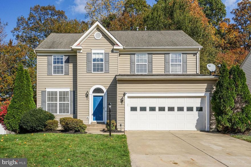 Come see this 5 bedroom beautiful home in a lovely neighborhood.  Enjoy a beautiful deck backing to some woods.  Sequoia Model with crown molding in the formal living and dining room with a chair rail in the dining area.  Beautiful 2 story foyer.  Lots of recessed lighting with 9 ft. ceilings.  Primary bedroom with 2 walk in closets.  Washer and Dryer conveniently located on the upper level.  New paint throughout the home and new carpet on the first level.  Fully finished Walkout Basement has an additional bedroom with full bathroom.  Don't miss seeing this beautiful home.