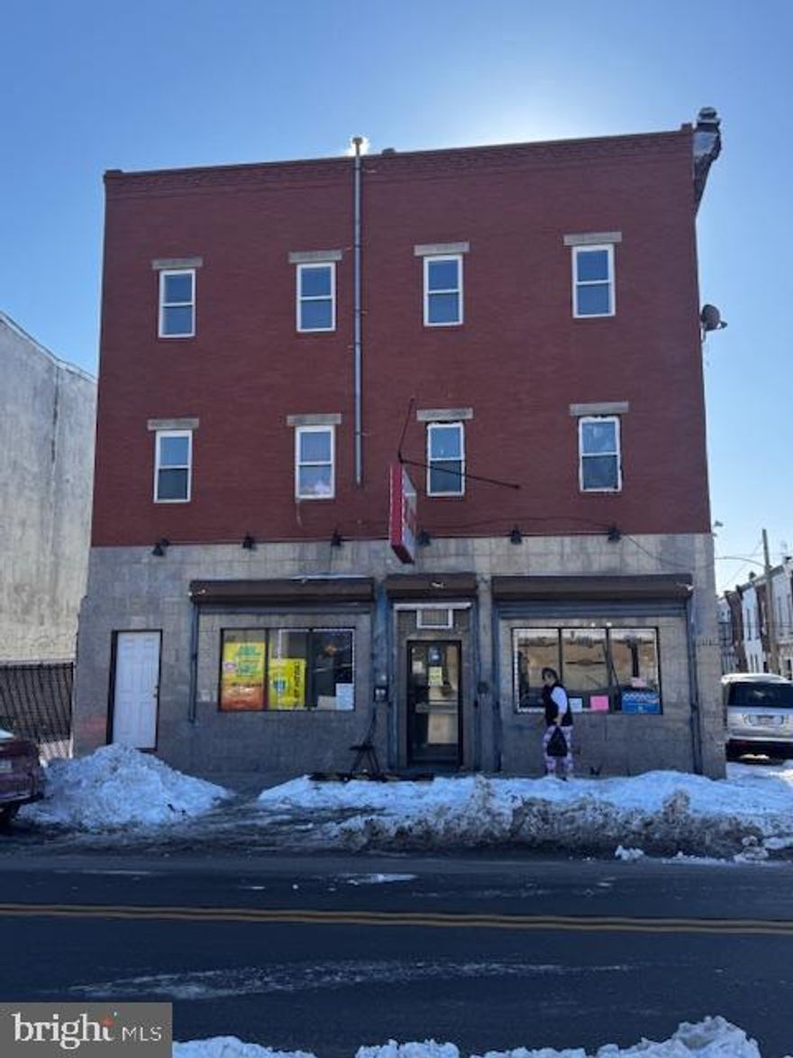 This sale  includes 3 parts: 1) a double wide  3 story  mixed usage building with a store front, a garage  and 6 apartments.   2) a double wide vacant building lot (35x82) readily to be developed or to be converted to  a parking area. 3) a productive laundromat readily to make money from.   For the family business:  there are close to 40 washers and dryers, some of them are very new and powerful.   The business was there for a long time and you will have a established customer pool.  The 2  car garages  on the south side of the building. Come to check it.