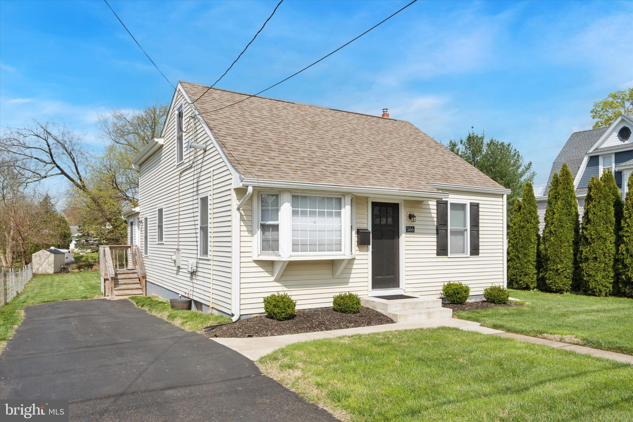 Welcome to your dream home! This 3-bedroom, 2-bath Cape Cod in charming Penndel Borough is ready for its new owner, and with a price like this in the award-winning Neshaminy School District, it won’t last long.
From the moment you step inside, you’ll feel right at home. The bright and airy living room welcomes you with a large bay window that fills the space with natural sunlight. Just beyond, the stunning kitchen will absolutely wow you. Thoughtfully designed, this kitchen blends beauty and function seamlessly.
Open to the kitchen is a built-in breakfast bar, with the rec room features soaring vaulted ceilings, a ceiling fan, a coat closet, and a separate entrance to the side yard—making it the perfect space to relax, entertain, or simply unwind.
The first floor also offers two generously sized bedrooms—one with a ceiling fan and laminate floors, the other with cozy wall-to-wall carpeting—along with a beautifully updated full bath. For convenience, the main level also includes a laundry area with ceramic tile and washer/dryer hookups.
Upstairs, you’ll find an oversized bedroom retreat with plush carpeting and an extra-deep closet with wire shelving for ample storage.
Outside, this home offers even more to love, including maintenance-free vinyl siding, and energy-efficient replacement windows throughout. A two-car driveway provides off-street parking, and the backyard offers space to garden, play, or just enjoy the fresh air.
This is a rare opportunity to own a fully renovated home in a fantastic location—just minutes from shopping, dining, major roadways, and the regional rail. Don’t wait. Homes like this don’t come along often. Schedule your private showing today before it’s gone!