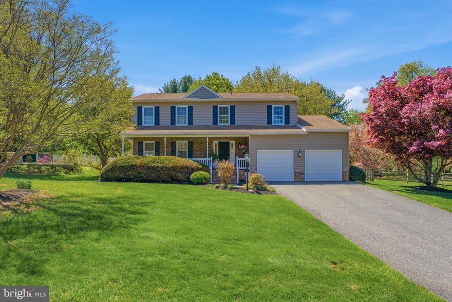 Welcome to Fox Meadows! This beautifully maintained 4-bedroom, 2.5-bath colonial offers timeless curb appeal, mature landscaping, and a peaceful setting in one of the area’s most desirable neighborhoods. Situated on a spacious lot, the home features a charming covered front porch, oversized 2-car garage, and a private backyard with deck—perfect for relaxing or entertaining.
Inside, you’ll find a warm and inviting layout with generous living spaces, abundant natural light, and room for everyone. The main level offers comfortable gathering areas, an eat-in kitchen, and seamless flow for everyday living. Upstairs includes 4 bedrooms plus a small bonus room ideal for a home office, nursery, playroom, or hobby space.
Enjoy outdoor living with a beautifully landscaped yard, mature trees, and fenced accents that create both privacy and charm. Conveniently located near shopping, dining, schools, and commuter routes, this Fox Meadows gem combines comfort, space, and neighborhood appeal.
Features include:
4 Bedrooms + bonus room
2.5 Bathrooms
Covered front porch
 2-car garage
Large rear deck for entertaining
Spacious, landscaped yard
Desirable Fox Meadows location
Move-in ready and full of charm—don’t miss the opportunity to make this beautiful home yours!