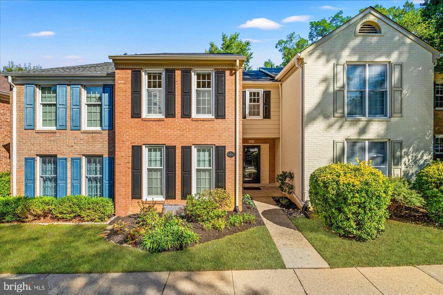 Welcome to this special, serene brick townhome in sought after Westmoreland Square. Situated in the peaceful rear of the neighborhood and backing to wooded parkland, this updated 4 bedroom , 3.5 bath home is a rare offering. This home is the largest floorplan available with 2700+ sq. foot in the highly regarded Haycock-Longfellow-Mclean high school pyramid. Features include a generous entry foyer with large coat closet, light hardwood floors, separate dining room, an updated kitchen with custom cabinetry, granite and SS appliances, two wood burning fireplaces and a spacious owner's suite with a walk in closet.  The lower level was remodeled with a gorgeous fully updated bath, generous storage and a 4th bedroom or home gym.  The recreation room is bathed in sunlight by two sliding glass doors that lead to a Georgetown style brick patio that is fully fenced, beautifully landscaped and surrounded by trees. Many additional owner updates complete this well cared for home. Enjoy easy access to downtown Mclean, Tysons and minutes to Falls Church City shops and restaurants, I-66 and 495. Open House Sunday 09/21 12-2pm