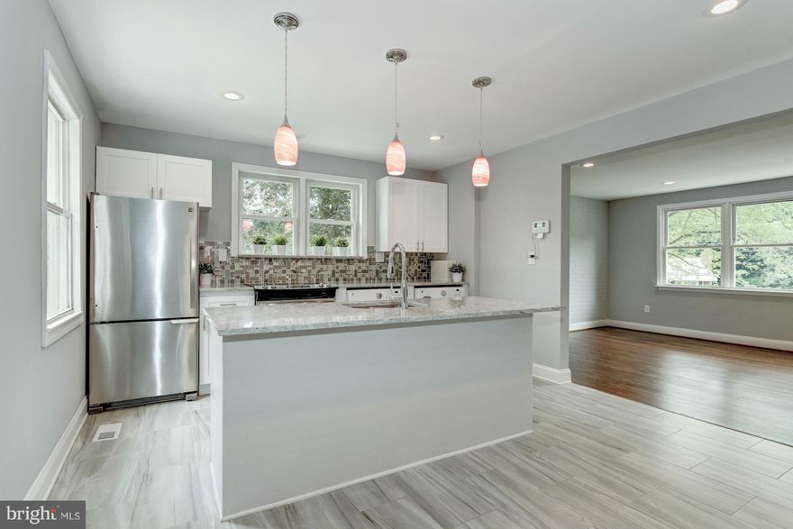 NOW FULLY RENOVATED & comes w. warranty! Settlement may 2017 or later. Large 1 level SF home w open flr plan, easy to maintain. no basement and no $$$liability that comes with it. HUGE patio on a large 11,000 sq ft corner lot. Great for hosting events. easy access to 495, DC etc, new custom kitchen cabinets, new top of the line appliances. slide-in range, Lrg double sink bath, abundance of storage