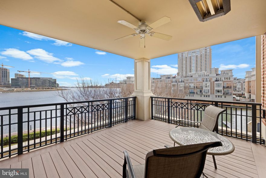 Meticulously maintained direct Waterfront, 2 BR, 2.5 BA corner residence at Baltimore's premier waterfront address. Boasting over 2,600 SF, this stunning residence showcases a light, bright, and open floor plan w/ large private balcony overlooking the glistening Inner Harbor. A Chef's Kitchen with custom backsplash and Viking Appliances is wide open to the gracious living spaces and the views. The expansive and luxurious Primary Suite also boasts its own stunning water views, accompanied by a spa like en-suite Bath with rain shower, jetted tub, and separate vanities. Enjoy the Legendary 5-star amenities The Ritz-Carlton Residences has to offer: 24/7 Concierge, Valet, & Security, an Indoor heated Salt Water Pool, a gracious Gym w/ an additional Movement room, Theater, Board & Club Room, Guest Suites, and more! Arrive directly into your private vestibule, via your semi-private elevator, to instantly begin appreciating the effortless Ritz lifestyle.