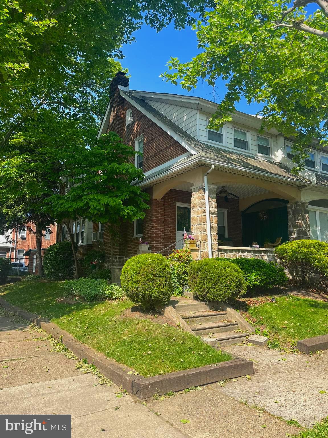Welcome home to 4610 Princeton Ave! Large corner lot located in the Tacony section of Philadelphia. This home has been meticulously cared for, for many many years. The living room features newer flooring, neutral paint, a wood burning fireplace, a beautiful large staircase and lots of natural lighting through the multiple windows. The dining room is the perfect space for family dinners and has plenty of room for a large table with chairs. This is also a great room for entertaining since the kitchen is just steps away. The eat in kitchen features wood cabinets, ample counter space, tile backsplash, beautiful wood detailing on the walls, dishwasher, and new garbage disposal. You will also find access to your side yard, second floor and basement here. On the second level there are 3 good size bedrooms all with their own personal closet space. All bedrooms on this level have wall to wall carpet with original hardwood flooring underneath. This level is finished off with a full bathroom that has a tub/shower combo with subway tile detailing, newer sink, and tile flooring. Going up to the third floor is where your 4th bedroom is located. This room could be used as a fourth bedroom, play room, reading nook, or so many other options. Tons of natural lighting, vaulted ceilings, large storage closet that goes the length of the wall and newer vinyl flooring are just a few things this room has to offer. Going down to the Basement, there is tons of storage with the opportunity to finish off the space as an additional living space with your own touches. There is also a powder room located on this level. Never worry about storage in this home with there also being a detached garage space. The outside of the home also features a fenced yard, and large front porch. This home is close to shopping, entertainment, public transportation and much more. Other notable features: Roof was coated every 3 years, Water heater 2016, heater serviced annually. 4610 Princeton Ave is ready for its new owners- Come check it out ! Expected on the market June 7th.