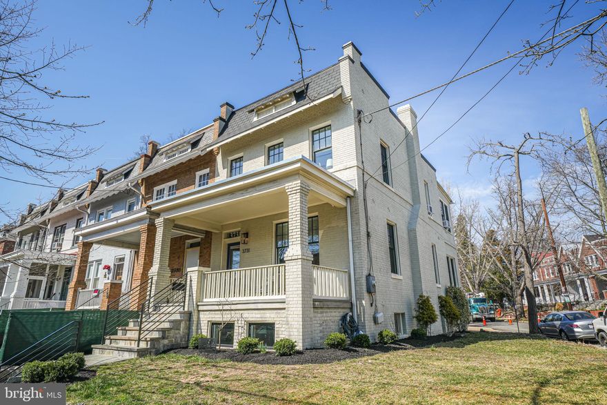 Welcome to 3731 Benton, a beautifully updated end-unit rowhome in the heart of Glover Park. This light-filled semi-detached residence seamlessly blends historic charm with contemporary upgrades, offering over 2,500 square feet of thoughtfully designed living space and coveted off-street parking on an expansive, lush corner lot. Originally renovated in 2012 and enhanced with 2025 updates, this home is move-in ready. The spacious flagstone porch opens to the main level, with 9-foot ceilings, rich oak wood flooring and one of the homes most striking features, the original exposed brick wall which runs along the staircase extending across two levels. The chef’s kitchen features granite countertops and Thermador appliances, including a six-burner gas range with overhead hood. Upstairs, the primary bedroom, with 9-foot ceilings and a three-piece ensuite bath, is accompanied by two additional bedrooms and additional full bath. The fully renovated lower level, accessible from a new oak stairwell off the main level or a separate exterior entrance, includes a spacious fourth bedroom, full bath and versatile recreation space featuring a wet bar with a beverage refrigerator. Outside, enjoy the convenience of private, off-street parking, a patio and a generous deck. Located just off main street Glover Park, enjoy easy access to top grocery stores, a variety of restaurants, cafés, and bars and an abundance of trails in Glover Archbold Park or Rock Creek Park nearby.