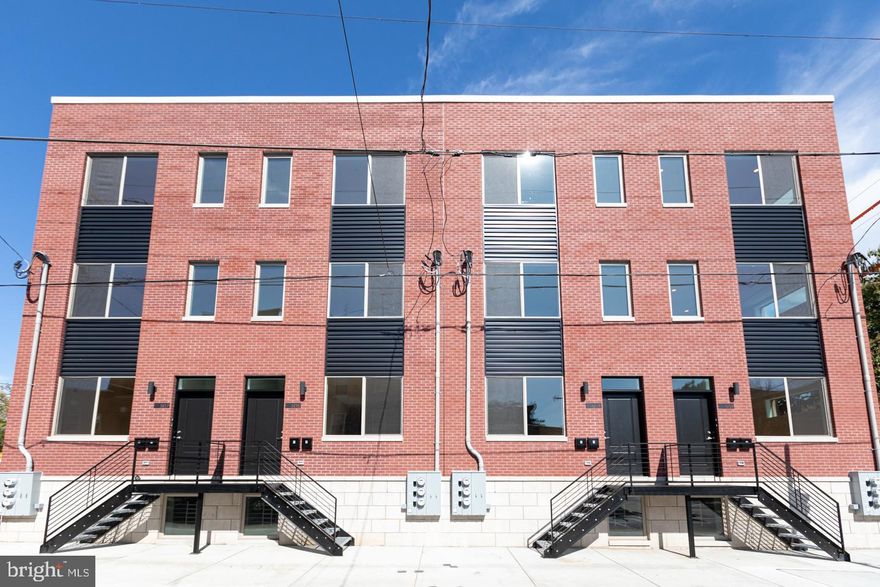 Recently built 3bd/2ba apartment available in South Kensington. Bi-level layout featuring rear outdoor patio space. The apartment features sanded in place wide plank oak hardwood flooring, large windows, modern kitchen with white cabinets, granite countertops, subway tile backsplash, stainless steel appliances including a washer/dryer in unit, energy efficient central heating/cooling, 4 inch LED recessed lights throughout, custom metal railings, bathrooms have modern 12x24 porcelain tile and brushed nickel plumbing fixtures. Tons of storage and bedrooms have generous closet space. Rear yard / patio is great for entertaining. Convenient location a few blocks from Frankford Ave and Front St including easy access to public transportation, grocery store directly across the street, restaurants/bars such as Suttons Bar, Luna Cafe, Stateside Vodka, Helm, Taco Riendo and surrounded by new construction projects. Also, a quick walk to Temple University campus for students or university employees. Credit/background check required.