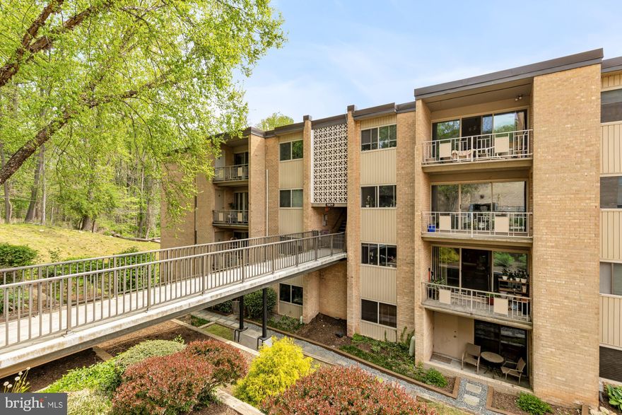 Discover Serene Garden Living at Bethesda Park! Nestled within a lush, park-like setting, Unit #8 is a 1 bedroom & 1 bath sun-filled garden-style condominium that combines modern interior refinements with the tranquility of a wooded suburban escape. This residence offers an intelligent use of space, designed for those who value both a quiet home environment and immediate access to the region’s premier shopping and transit hubs.

This unit features a bright, open-concept layout that maximizes natural light and green views and hardwood floors throughout. The spacious living area flows effortlessly into a dining space, anchored by the kitchen with a great opening into the living room - making it great for entertaining! There is a generous bedroom suite featuring two expansive closets. Step through sliding glass doors off of the living room to a private balcony overlooking a quiet, grassy courtyard, the perfect spot for morning coffee or outdoor relaxation.
Bethesda Park is renowned for its "all-inclusive" lifestyle, where the monthly condo fee covers nearly all essential utilities and maintenance. Residents enjoy access to an outdoor community pool, playgrounds, and scenic jogging/walking paths that wind through the complex. The community offers ample parking for residents and guests, alongside professional management and well-lit common areas.
This home sits at the nexus of North Bethesda and Rockville. Located approximately one mile from both the Twinbrook and North Bethesda (formerly White Flint) Metro Stations (Red Line), with easy access to I-270 and Rockville Pike. A short stroll or quick drive to Pike & Rose, where you’ll find high-end dining, a boutique cinema, and major retailers like Whole Foods and REI. While close to the city, you are steps away from local parks and trails, offering a balanced lifestyle of urban convenience and suburban peace.
Welcome home!