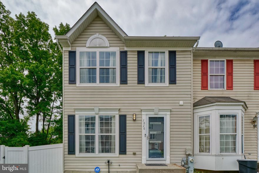 Don't miss the opportunity to check out this rarely available End of Group Townhouse in Nottingham! Located minutes away from shopping malls and restaurants as well as major highways like 95, 695 and Route 40 for easy commuting. Home features two bedrooms, both with attached full baths and lots of closet space! There is a half bath on the main level and large full basement. The back yard is fenced with a large deck for entertaining and no neighbors behind you. No HOA!