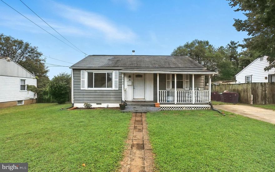 Welcome to 2704 Kirtland Ave in District Heights, MD. This charming 3-bedroom, 1-bath home blends comfort with convenience.

Step inside to a sunlit living room with gleaming hardwood floors, flowing seamlessly into an open kitchen designed for cooking, gathering, and creating memories. The bathroom features fresh, modern tile, while the laundry room includes a newer washer and dryer to make everyday living easier.

From the kitchen, walk out to a deck overlooking a large, level backyard, ideal for entertaining, gardening, or simply unwinding outdoors. A long driveway leads to a versatile shed with electricity and the potential to become a garage, giving you added storage and flexible use.

This move-in ready house offers everything you need to settle in and enjoy. Don’t miss your chance to make this home!
