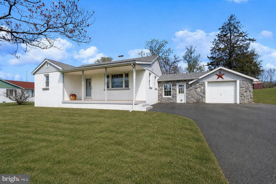 Charming and move-in ready, this beautifully maintained 2-bedroom, 1 full bath ranch sits on a spacious .46-acre lot and offers 1,219 sq. ft. of comfortable living space. Step inside to an inviting living room featuring a cozy wood-burning fireplace, updated flooring, and fresh paint throughout. The kitchen and bathroom have been tastefully updated, and like-new appliances make this home truly turnkey. Septic inspection completed, along with a newer well pump and tank for added peace of mind.

Enjoy the convenience of a utility room and mudroom connecting directly to the attached garage, along with vinyl tilt-in windows for easy maintenance and efficiency. A heat pump with oil backup and central air provide year-round comfort. The home features a crawl space (no basement), and the roof is approximately 7 years old. The living room only has been virtually staged with furniture to help give you a vision of the space and its potential.

✨ If you’ve been looking for a well-cared-for home with space, updates, and value—this is it!