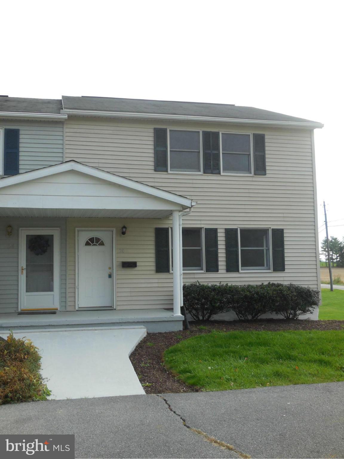 Completely updated! All new appliances, carpet, paint, etc. Very nice townhome is just minutes from Shepherdstown, yet located in the country along w/two other townhomes that share a large common area yard. Attached Garage included. Two large bedrooms on the upper level, 3rd potential bedroom in finished basement w/walkout. Professional applicants please. Owner will manage property.