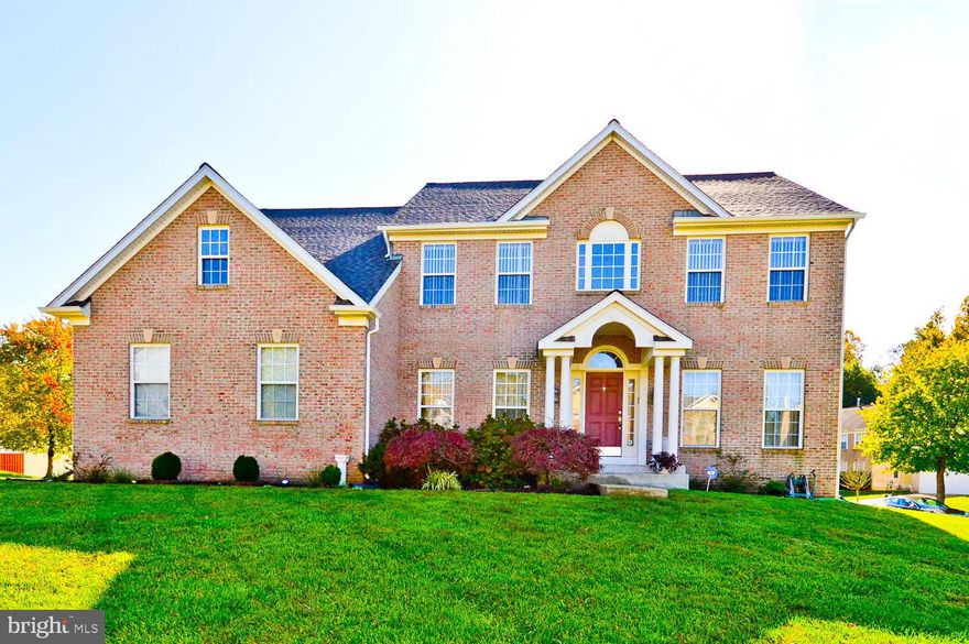 1-2-3 This home will be SOLD fast!!!!  ***No need to Wait for New Construction****  ELEGANT...STATELY...BEAUTIFUL... are the words for this SPACIOUS 4 bedroom 3-1/2 bath Colonial on a premium corner lot with an oversized 2 car side load garage.   Enter the open 2 story foyer with double columns to the formal living room on the right and formal dining room on the left.   And for all of you looking for that office at home which is popular now....this home has you covered.   Or it can be the family library or even another bedroom  on the main level.  Large fun kitchen with island and table space  that leads into the the modern family room with a gas fireplace.   Stainless steel appliances.  Enormous owner's suite with sitting room... plus owner's bath with soaking tub and separate shower.   For more fun and entertainment the finished basement has a fully equipped kitchenette.... a recreation room  and 2 extra rooms, one for a gym or it could be used as a theater or an office.  The other room....you choose.   Storage shed with double doors and windows with flower boxes.   Parking for 5 or 6 cars in the pave driveway.   Whole house generator that test itself once a week.  Roof 2 years old with transferrable warranty....   Lots of fresh paint inside and outside.  Perfect area to commute to DC, Virginia, Andrews, Pentagon, Fort Belvoir, Bolling, Indian Head Base and the ambience of the National Harbor....MUCH!!!  MUCH!!! MORE!!!!  HURRY!!!