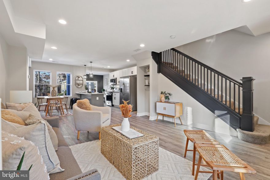 Welcome to this beautifully renovated porch front EOG townhouse with stylish finishes located in a well established neighborhood. The location is within the proximity to many of the City's attractions and conveniences, "The Avenue," Hampden's W. 36th Street corridor featuring an array of well-known restaurants, stores and events throughout the year is approximately one mile south, Recreational opportunities in the area are also many, a number of parks & walking trails in close proximity are Stony Run, Sherwood Gardens, Cold Spring Park, Druid Hill Park and the Cylburn.
This gorgeous house have a bright OPEN floor plan with modern amenities. New designer kitchen w/ gorgeous QUARTZ countertops / soft close cabinetry/ Subway herringbone pattern backsplash / Stainless steel appliances. New flooring throughout the house. New HVAC, HWH, plumbing, and Gas. New bathrooms with custom tile work & so much more. Electric 100% fully rewired throughout the house. Recessed LED lights. The house have new Windows / doors ( except the bsmt front window & bump out bay window ). Finished basement has waterproof flooring & featuring a full bathroom. No detail has been overlooked. Tons of natural light in this beautiful luxury house. Close to Towson, Johns Hopkins University, Downtown, and only a few minutes to I-83. A DETACHED GARAGE is great for city living. A great home for all. ALL PERMITS PULLED.