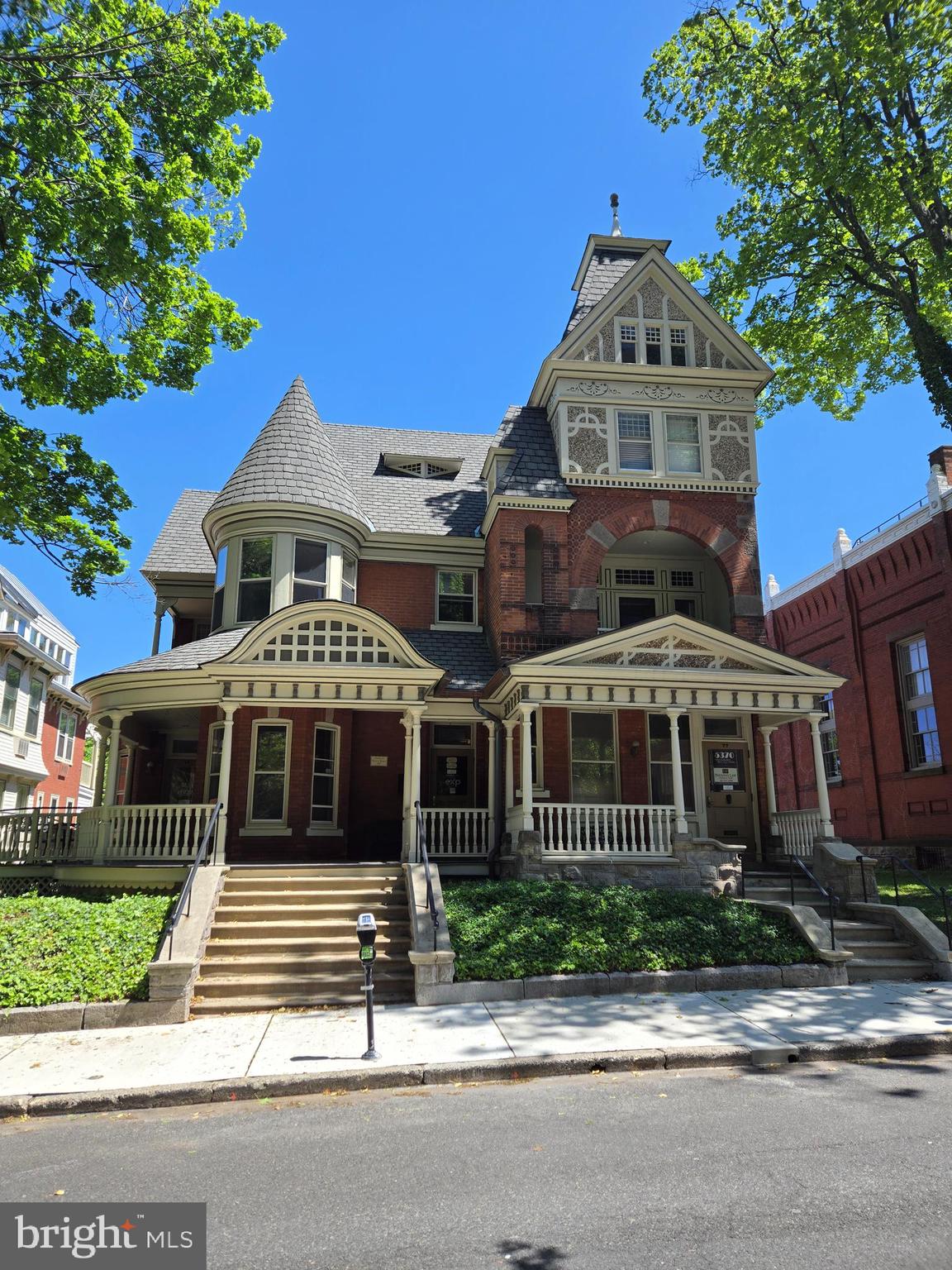Welcome to the 'The Charles F. Myers House'. Wonderful Victorian building with 3-stories, which has been meticulously renovated while maintaining the integrity of the many original, charming details. The 3rd floor has 3 offices, 1 conference room, 1 kitchen area, private bath and private entrance. High ceilings, hardwood floors in each office/suite, and much more. Conveniently located directly across from the Bucks County Court House and provides 3 off-street parking spots, plus street parking and across the street is the new public parking garage. Walking distance to the Doylestown Train Station. Please see agent for further details.