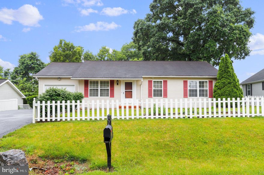 Here is a comfortable one-story house you can easily turn into your home. As you enter the front door, it has a wide open space with the combined living room and dining room, each side having a ceiling fan.  The dining room has the sliding door for the back yard.  From the kitchen, being on the backside of this home, it is open to the dining/living room, making for easy conversation, hosting, or just listening to music. Both bedrooms also have a ceiling fan in each.  It has a new hot water heater and the HVAC system is only one year old.  Although this is being offered in "as is" condition, the changes you make along the way should be affordable.  Come check it out!