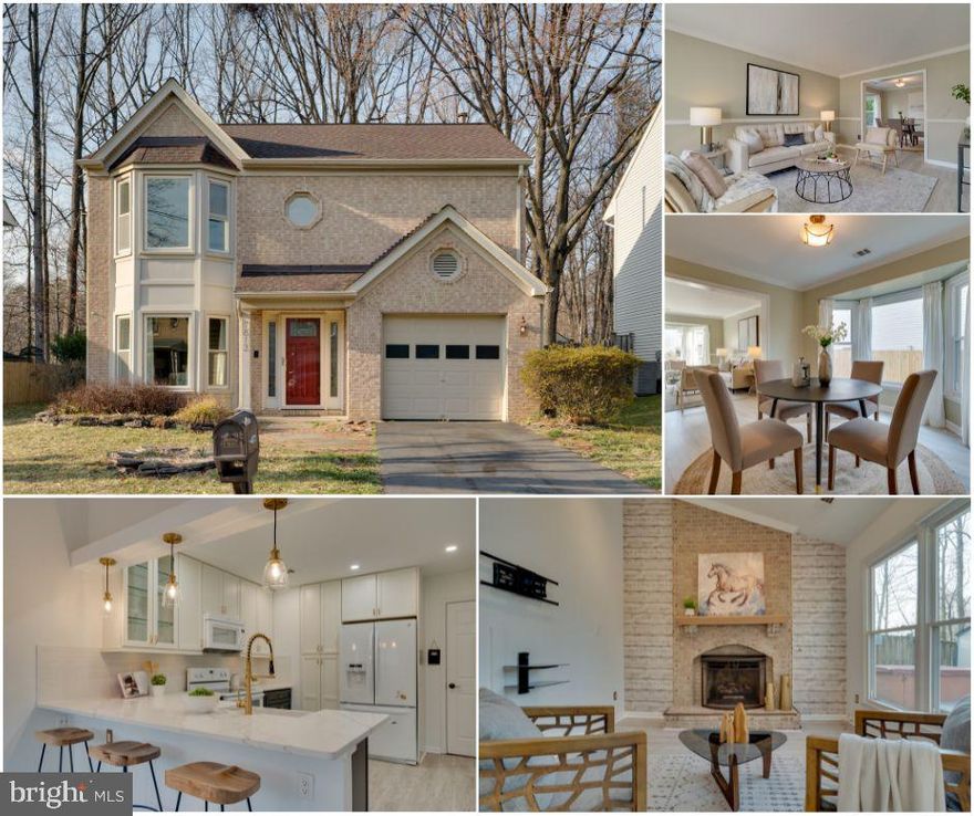 Beautifully updated two-level single-family home with a 1-car garage tucked away on a peaceful cul-de-sac in the highly desirable Landsdowne community of Kingstowne, Alexandria. Just steps from Wegmans, LA Fitness, Burtons Grill, and a variety of restaurants and shops, this home also offers quick access to major retail centers, Springfield Town Center, Franconia Metro, and the 95/395/495 interchange—making it a true commuter's haven.

The main level welcomes you with a spacious living area and formal dining space, all featuring upgraded flooring. The eat-in kitchen, tastefully renovated just four years ago, flows into a cozy second living room with skylights and a gas fireplace. From here, step out to your private, tree-lined backyard with a newly installed Trex patio—perfect for relaxing or entertaining.

Upstairs, this rare builder model offers extended living space with three sun-filled bedrooms, two full bathrooms, and generous closet/storage areas. You’ll love the fresh paint and brand new carpet throughout the upper level.

This home also features brand new heating, cooling, and water heater systems—giving you peace of mind and energy efficiency from day one. The backyard retreat is complete with a hot tub and wooded views, creating the ultimate space to unwind after a long day.